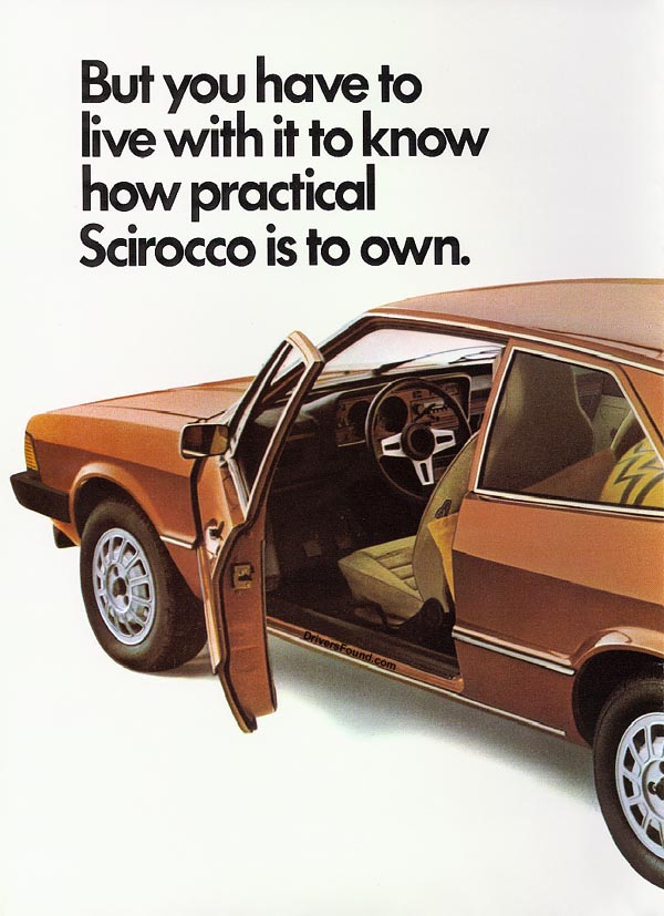 1978 VW Scirocco Brochure