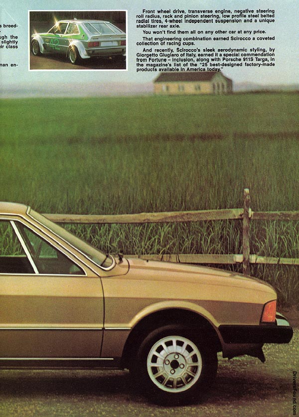 1978 VW Scirocco Brochure