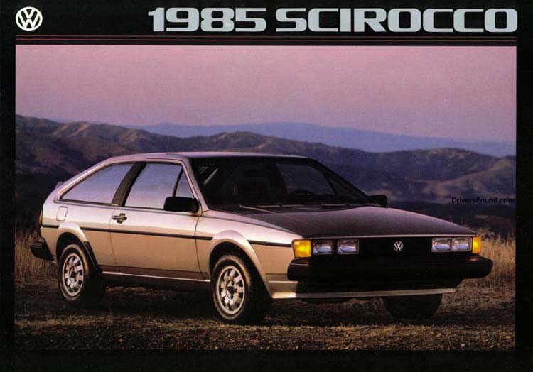 1985 VW Scirocco Brochure